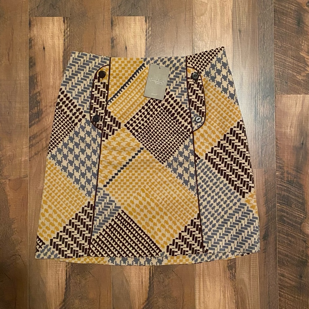 Geometric Patterned Skirt